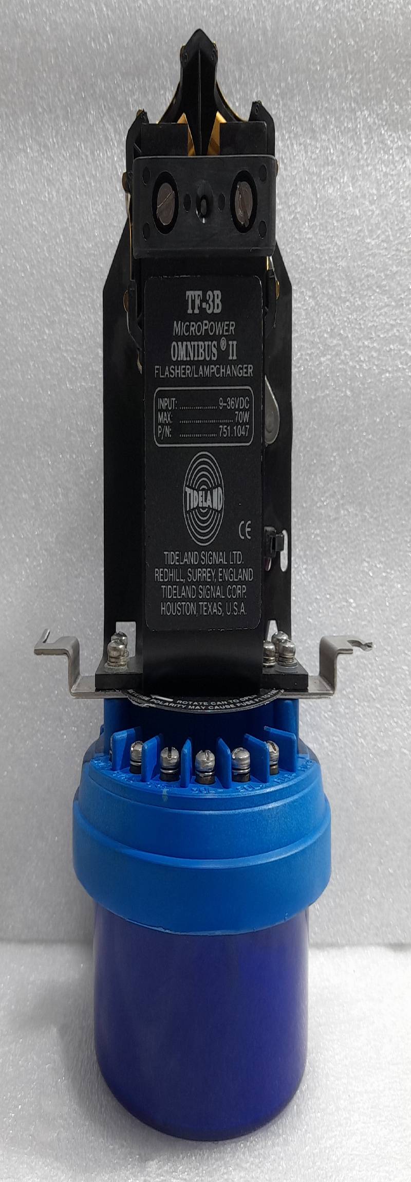 TIDELAND SIGNAL TF3B MICROPOWER OMNIBUS II FLASHER LAMPCHANGER P/N: 751.1047