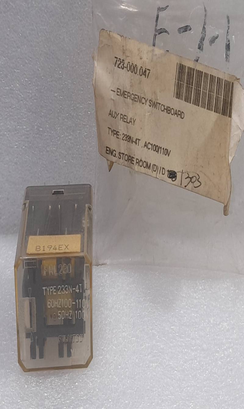 Fujitsu 233N-4T Control Relay 100-110V 60Hz 100V 50Hz FRL230