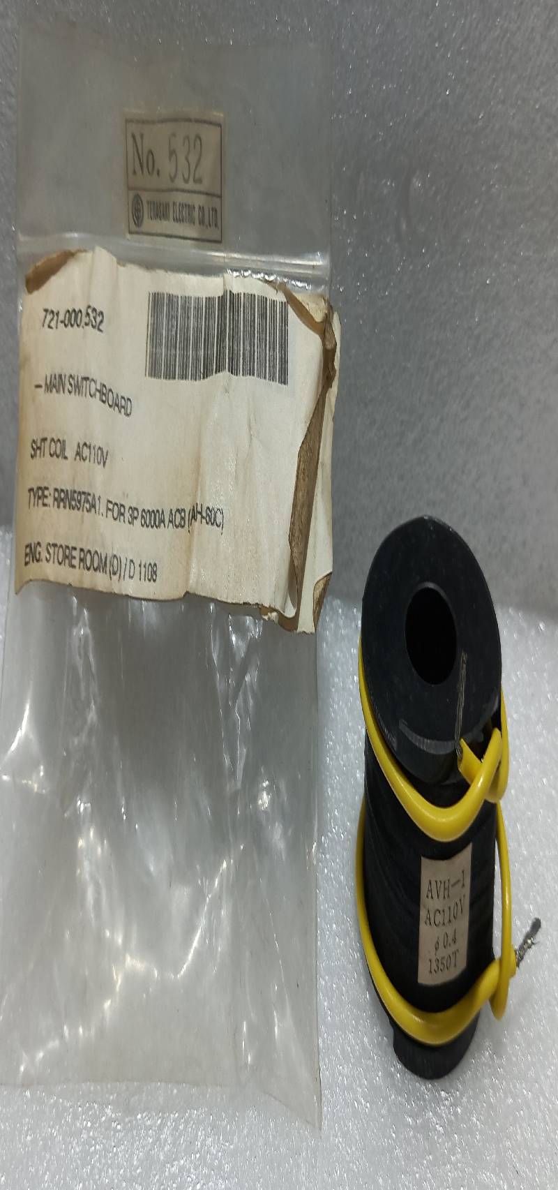 Terasaki Electric AVH-1 Coil AC110V 1350T
