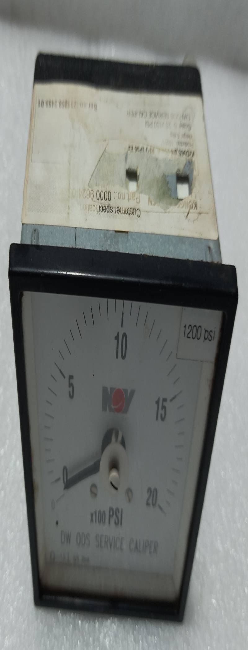 GOSSEN KrD96S DW ODS SERVICE CALIPER 0-200PSI 0/4-20Ma 