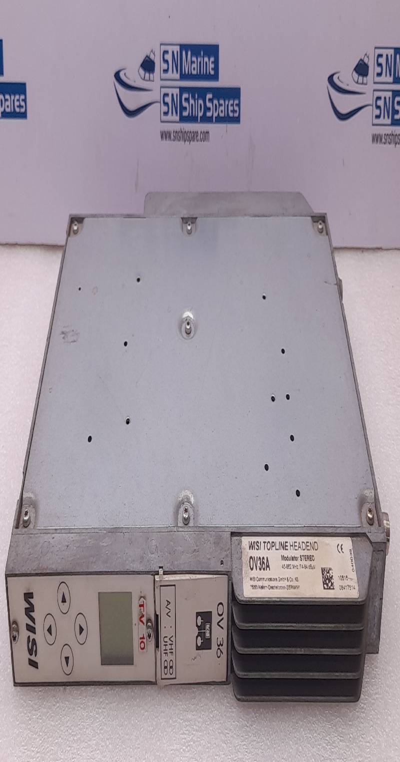 WISI COMMUNICATION TOPLINE HEADEND OV36A MODULATOR STEREO 45-862MHz/ 74-84dBµV