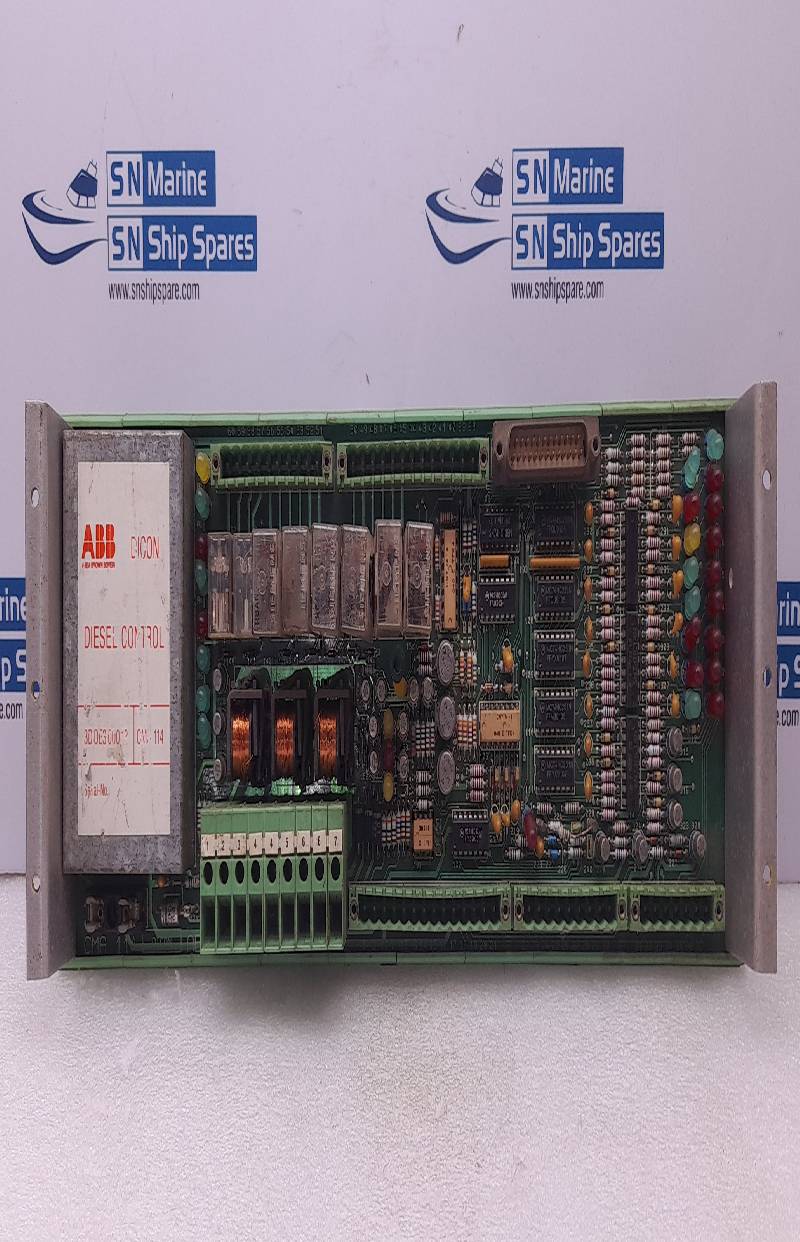 ABB DICON 3DDE300013 CMA 114 DIESEL CONTROL CIRCUIT BOARD