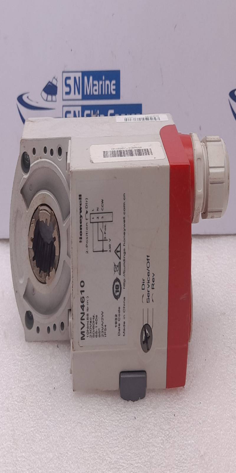 Honeywell MVN4610 Damper Actuator 230VAC 50/60Hz 65-140s 95°