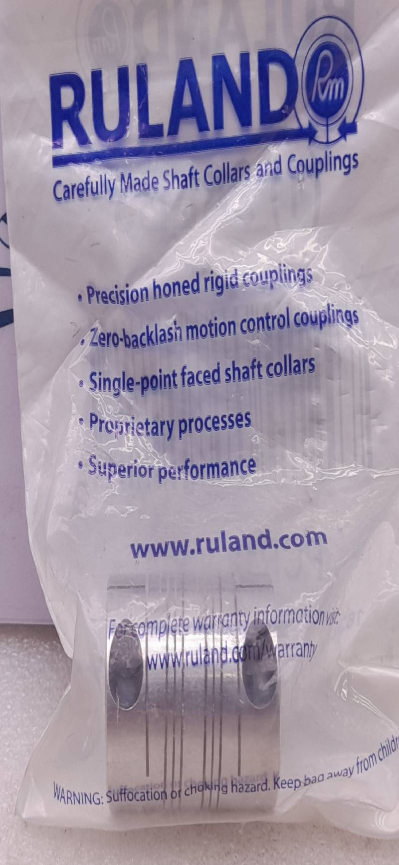 Ruland PCR18-8-8-A Motion Control Coupling 12/IN x ½ IN 2AEB3