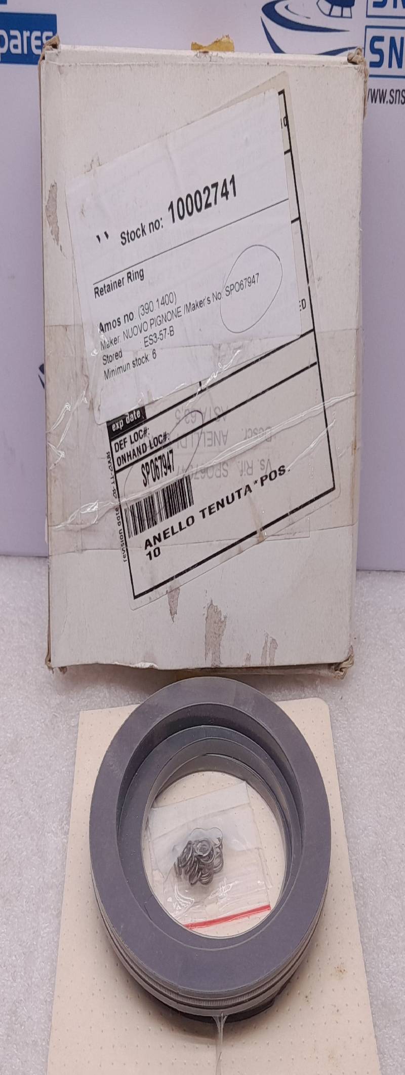 NUOVO PIGNONE SPO67947 RETAINER RING GE OIL & GAS 6PCs IN LOT