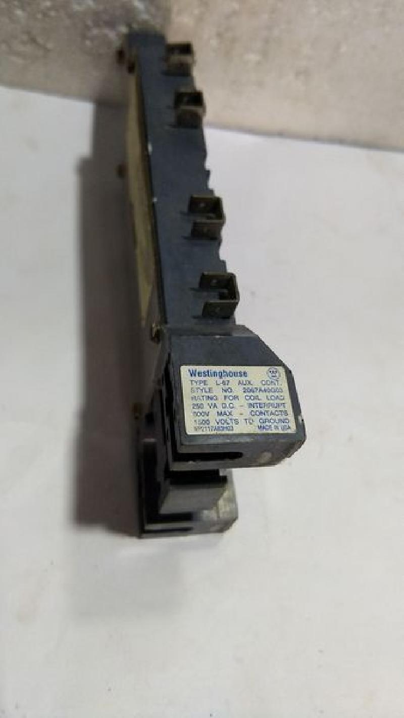 Details about   Westinghouse Cutler-Hammer 2087A40G13 Auxiliary Contact Type L-67 