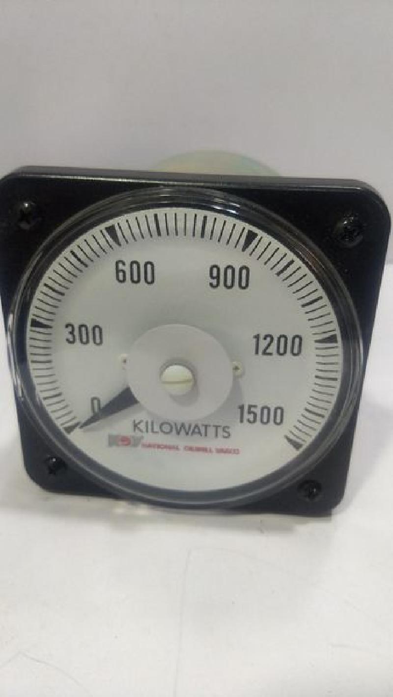Yokogawa MeterKW 01500 Kilowatts Meter RH 0801001002 S N Ship Spares