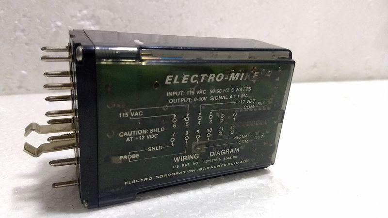 Electro Corporation PA11504 Electro-Mike ElectroMagnetic Displacement Transducer