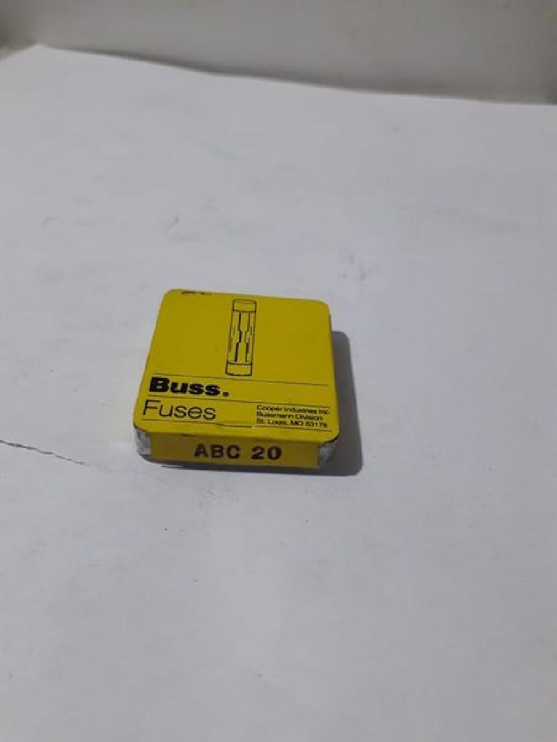 SET OF 5 BUSS FUSES ABC20 NEW