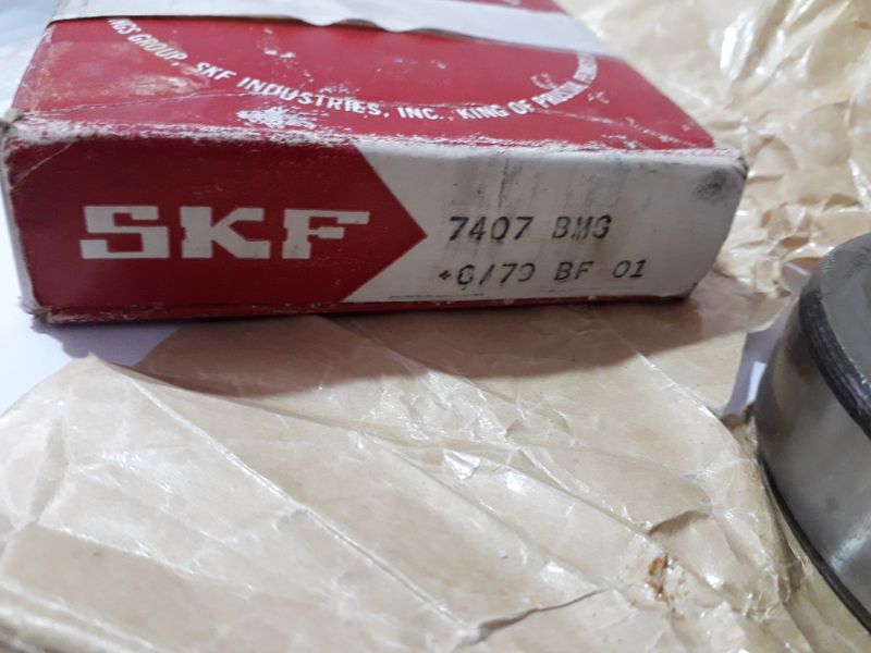 SKF 7407 BMG Ball Bearing New In Box Made In USA - S N Ship Spares