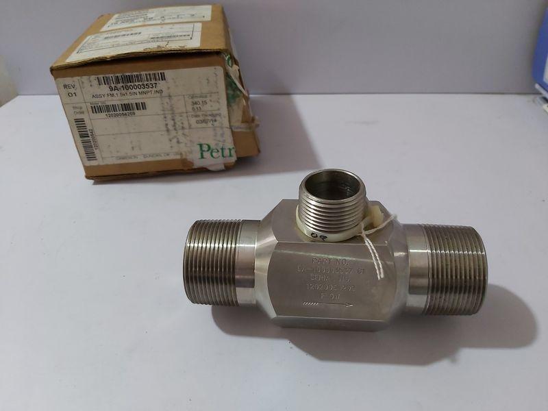 NUFLO 9A-100003537 01 5000 PSI LIQUID TURBINE FLOW METER CAMERON