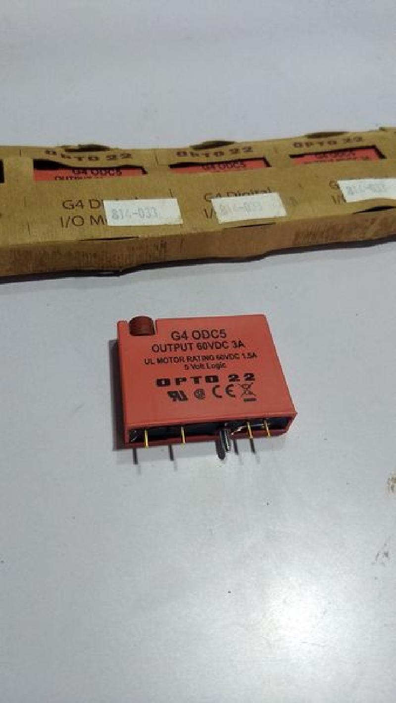 5-60 VDC Opto 22 G4ODC15 G4 DC Output 4000 Volts I/O Isolation 15mA Logic Input Current 15 VDC Logic 