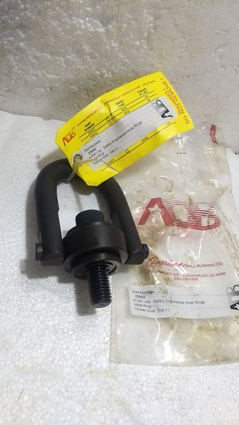 ADB 23002 4,000 Lbs Safety Engineering Hoist rings Thread Size: 5/8-11