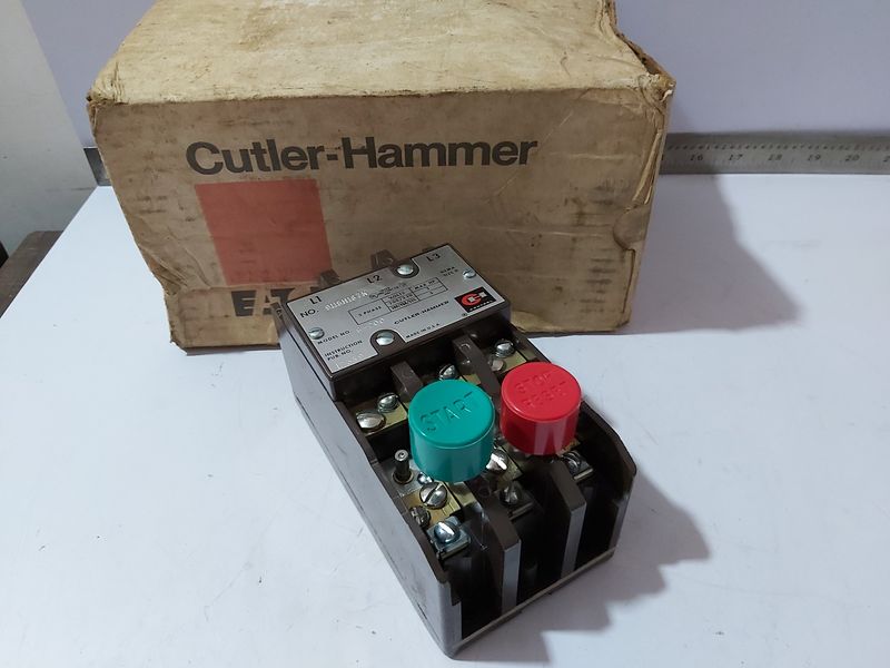 CUTLER HAMMER 9115H167K MANUAL ON/OFF STARTER NEMA SIZE-0