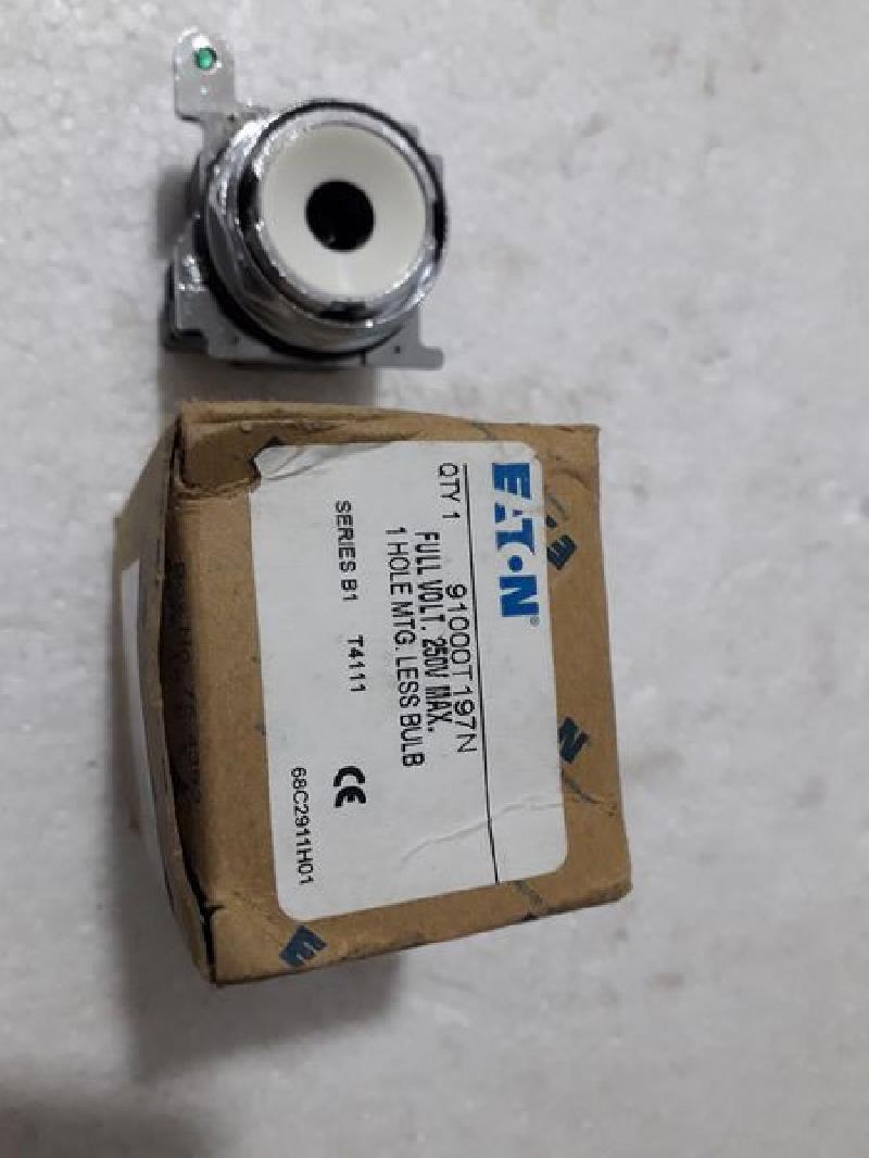 Eaton 91000T197N 1Hole MTG.Less Bulb Pretest Indicator Light no Bulb