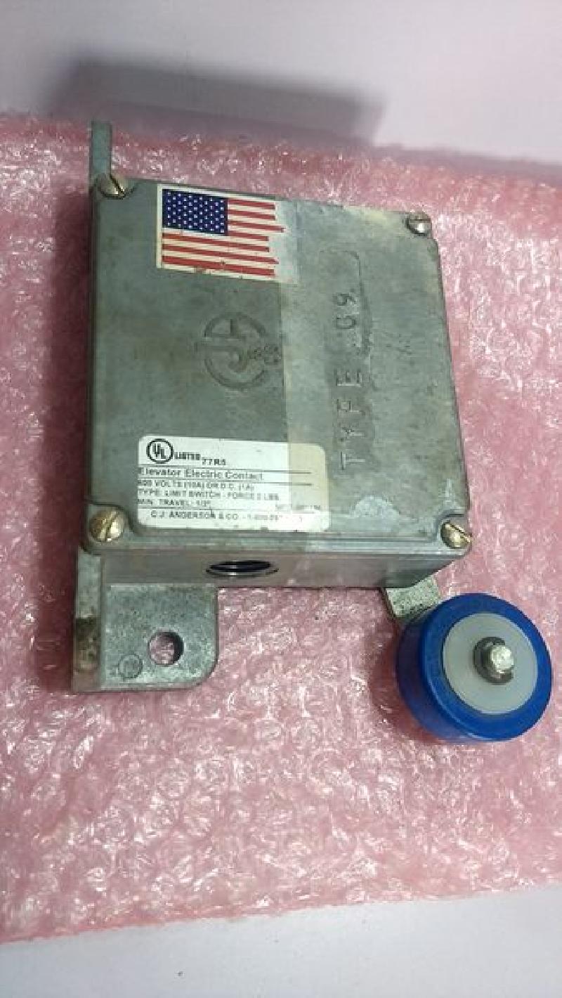 C.J. ANDERSON 77R5 Elevator Electric Contact Limit Switch 10A 600V / D.C.1A - C9