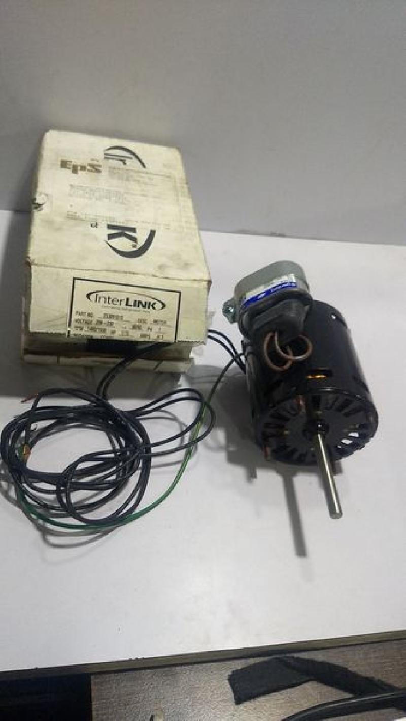 Interlink 25309101S Motor 208-230V 50/60Hz 1PH RPM 1550 Rotation CWSE Fasco