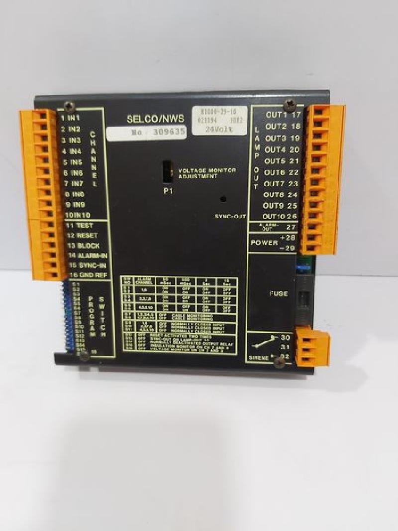 SELCO M1000-29-10 Alarm Annunciator 24VOLT