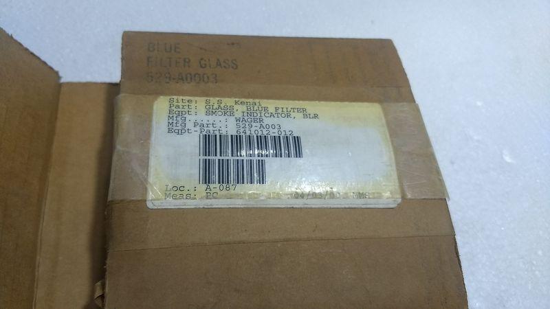 Blue Filter Glass 529-A0003 For Smoke Indicator, Wager