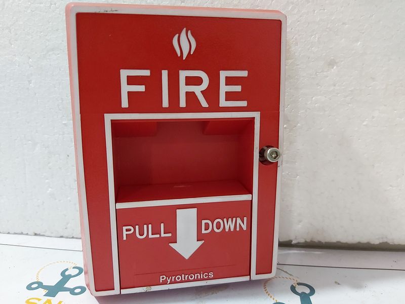 PYROTRONICS MS-5 PULL DOWN FIRE ALARM STATION