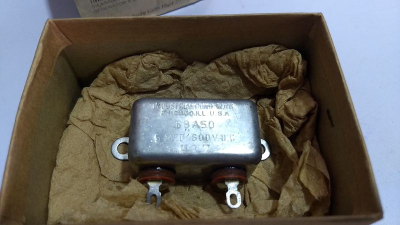 Industrial Cond. Corp 6BA50 capacitor 5MFD 600VDC - 05051