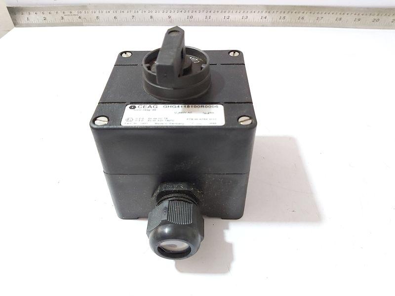 COOPER CROUSE-HINDS CEAG GHG4118100R0006 CONTROL SWITCH