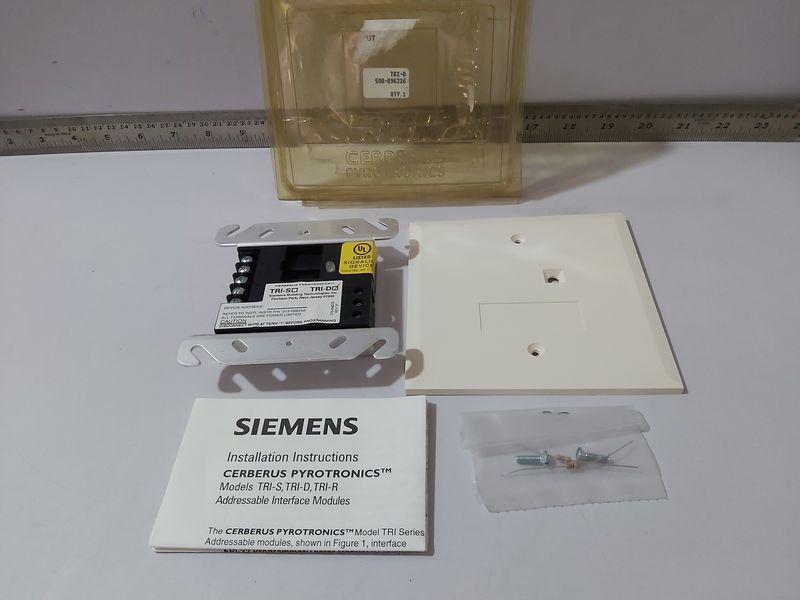 No Cover Siemens TRI-D Fire Alarm Dual Interface Addressable Module 