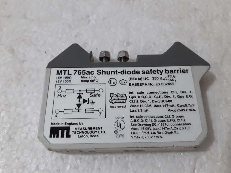 Measurement Technology MTL 765ac Shunt-diode safety barrier 15A 100ohm