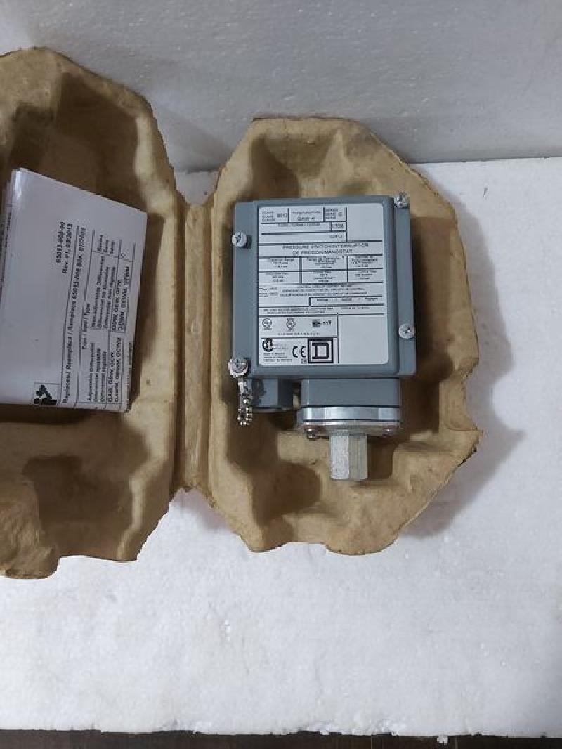 SQUARE D 9012GAW-4 INDUSTRIAL PRESSURE SWITCH