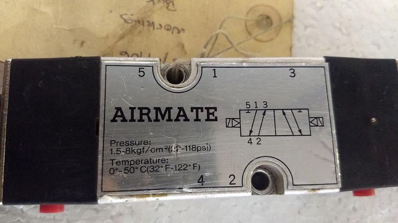 Airmate Solenoid Valve -Nass Coil 0550 00.1 - 00 BV5078 24V - 2.5 W on both side