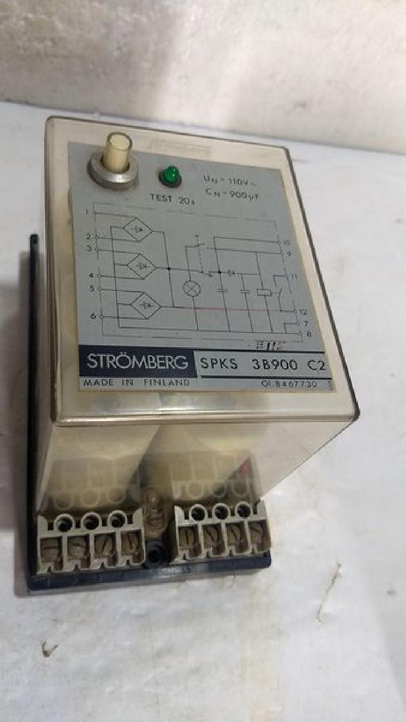 Relay for Main Generator Control Stomberg SPKS 3B900 C2 Un=110V~ Cn-900uF