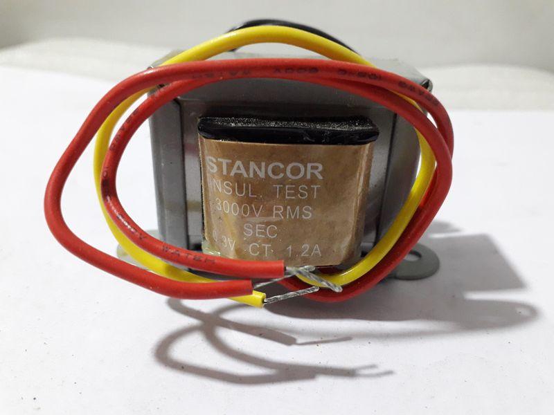 STANCOR P-6134 CONTROL TRANSFORMER PRI.117V 50-60HZ 6.3V CT 1.2A