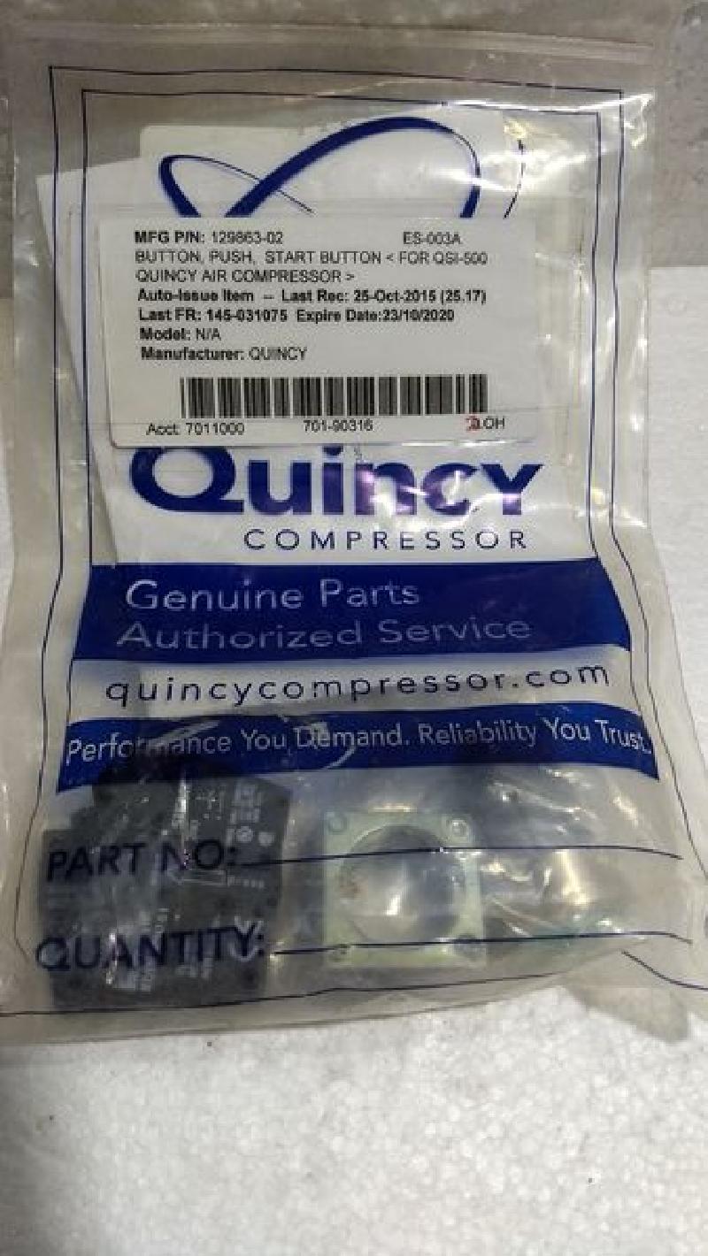 QUINCY AIR COMPRESSOR 124827-052 REPAIR KIT SEPARATOR TRAP MOISTURE