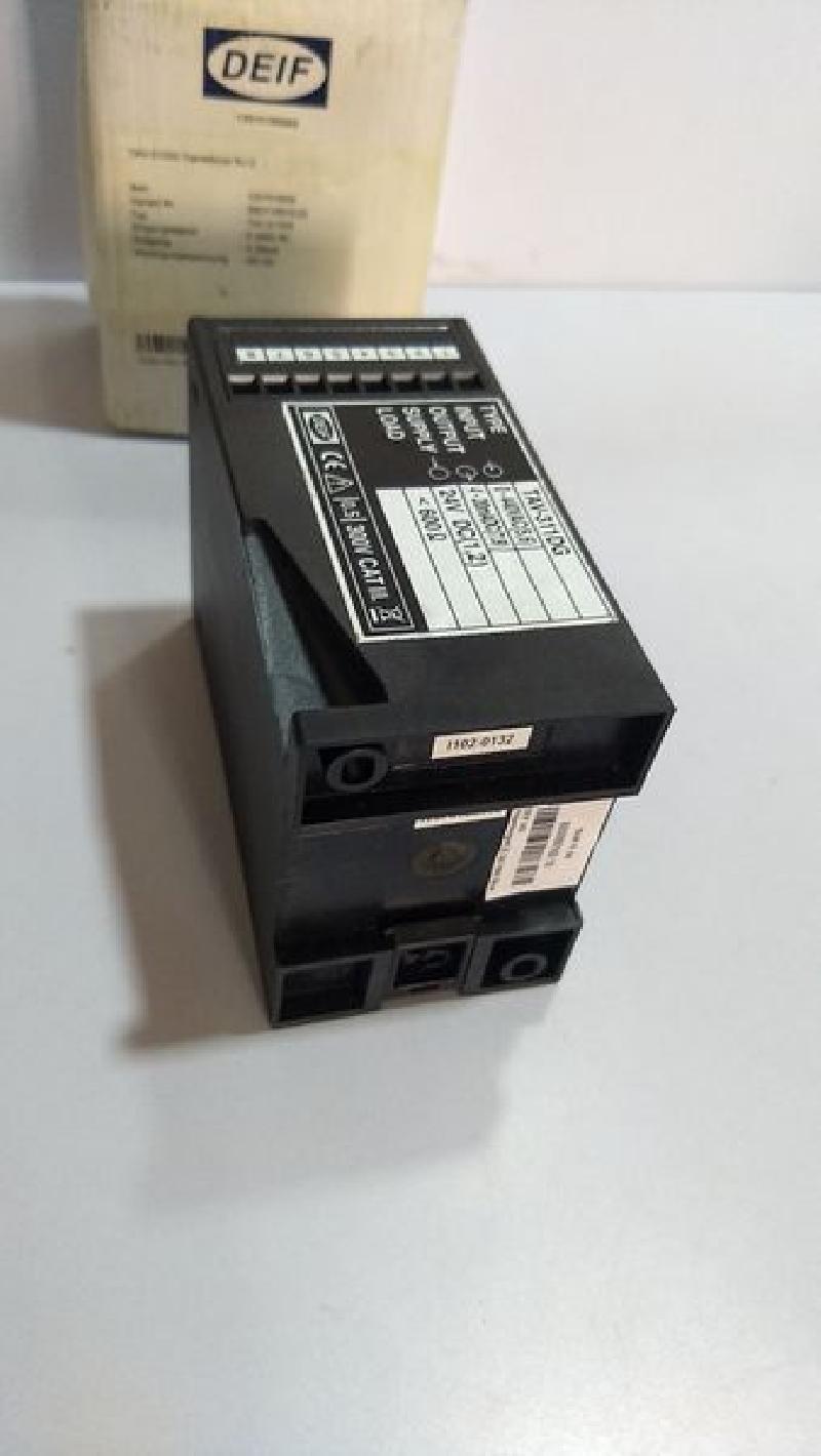 DEIF TAV-311DG Voltage Transducer - 0-440VAC 4-20mADC - 24VDC