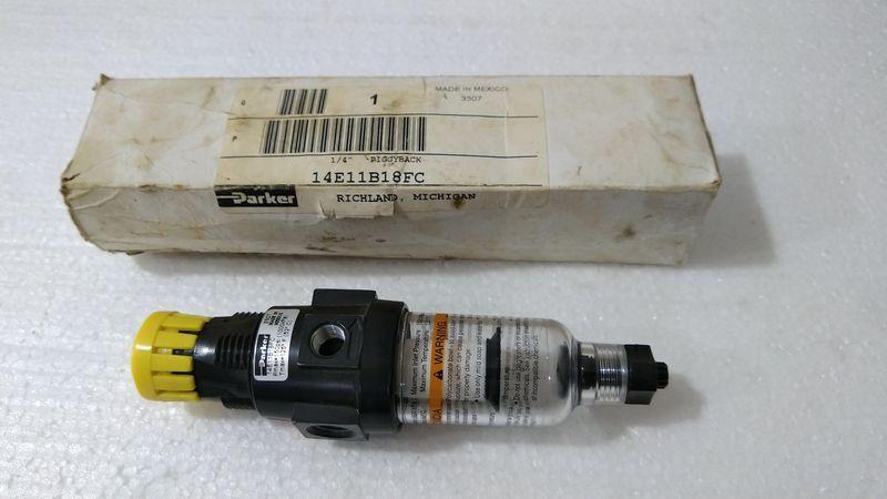 Parker 14E11B18FC 1/4 RIGGYBACK Air Filter/Regulator