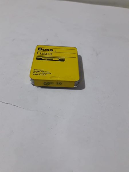 SET OF 5 BUSS FUSES ABC10 NEW