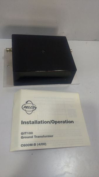 Pelco GIT100 Ground Isolation Transformer Passive Compatible with Coaxitron -2pc