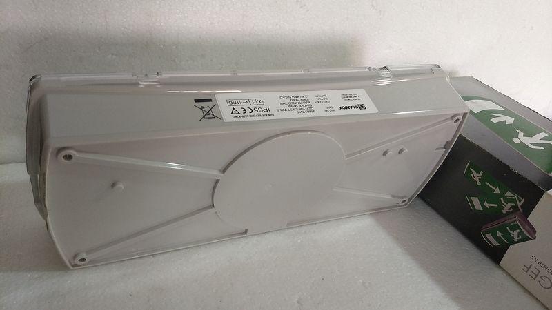 Glamox GEF 108-E3/ST W/3 S -Single M/NM 230V 50HZ - 988812310 - Emergency Light