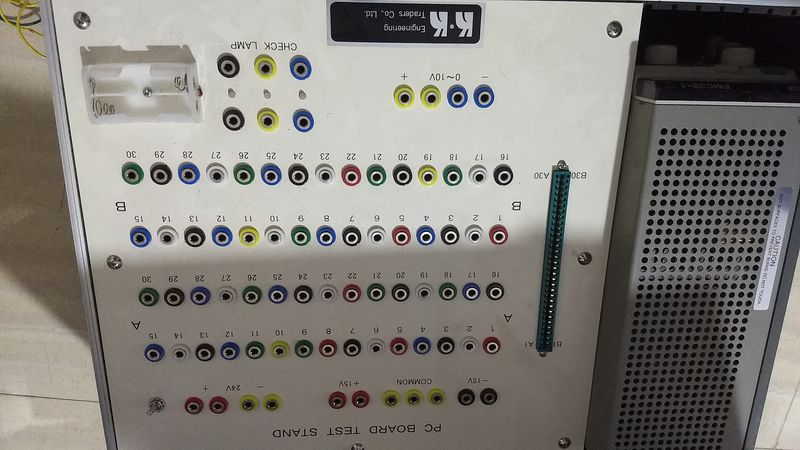 PC Board Test Stand With Kikusui PMC35-1 power supply