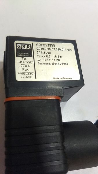 GSR K0510390 Solenoid Valve 230V 50/60HZ G00813858 - G040.000207.090.011.090