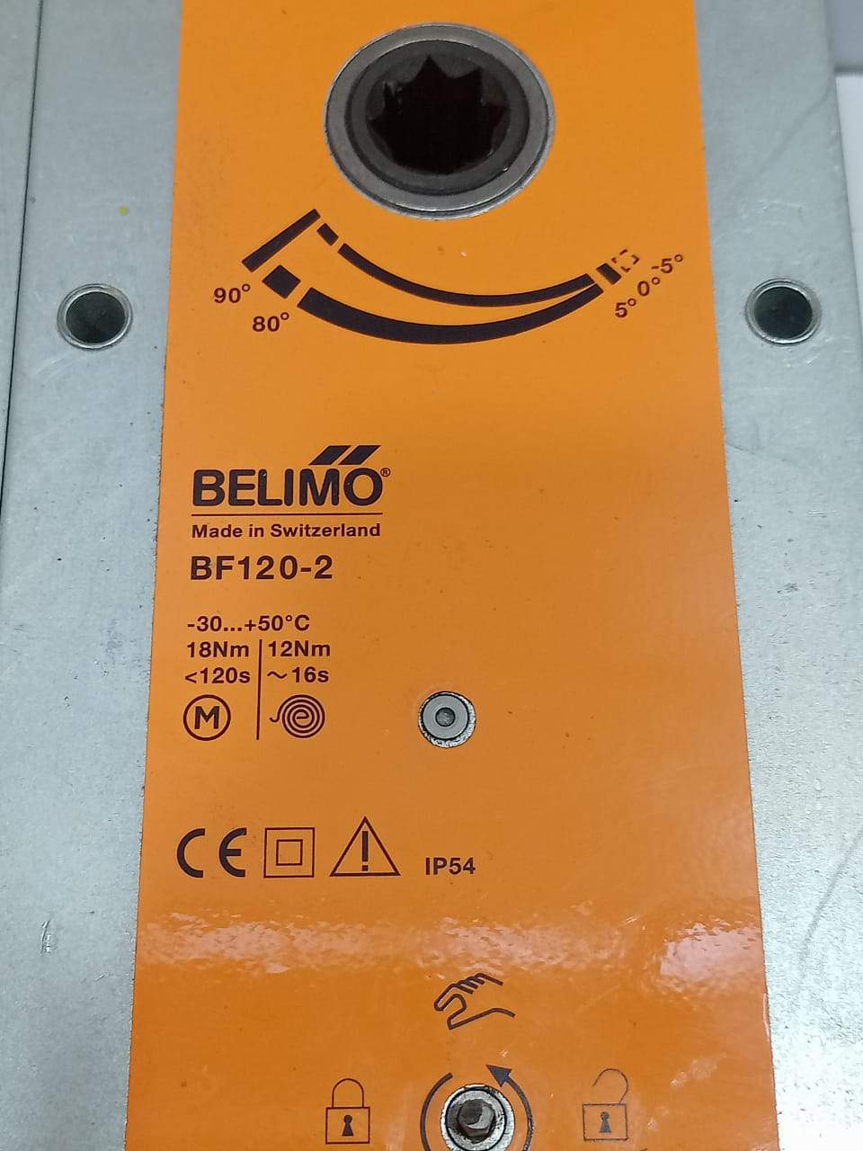 Belimo BF120-2 Spring Return On-Off Fire & Smoke Damper Actuator