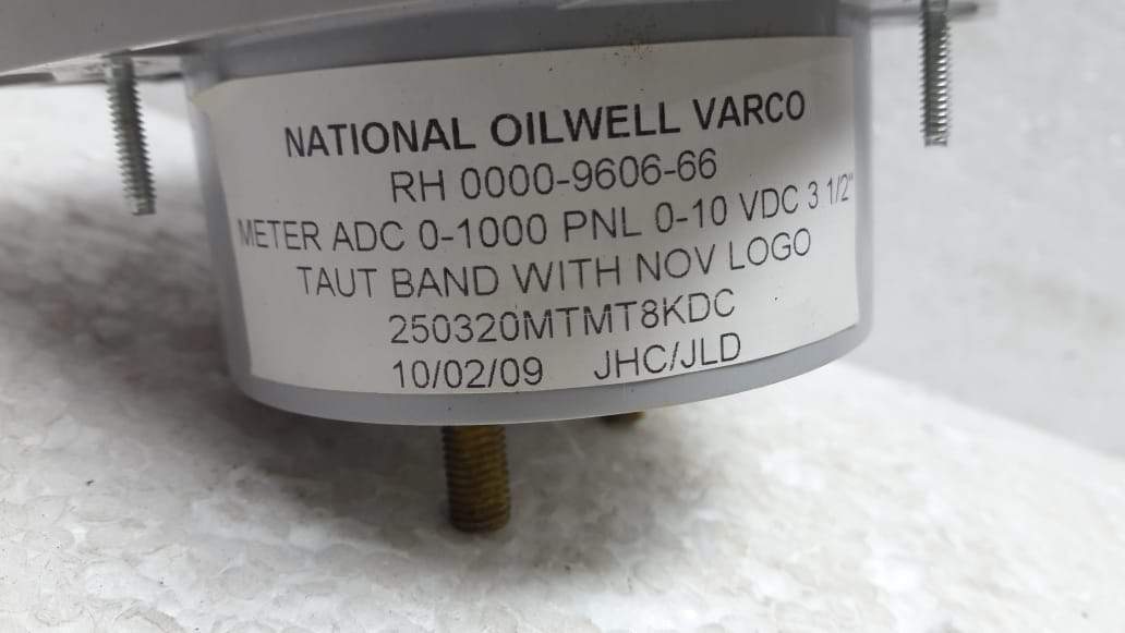 NOV RH 0000-9606-66 0-1000 ADC Ammeter