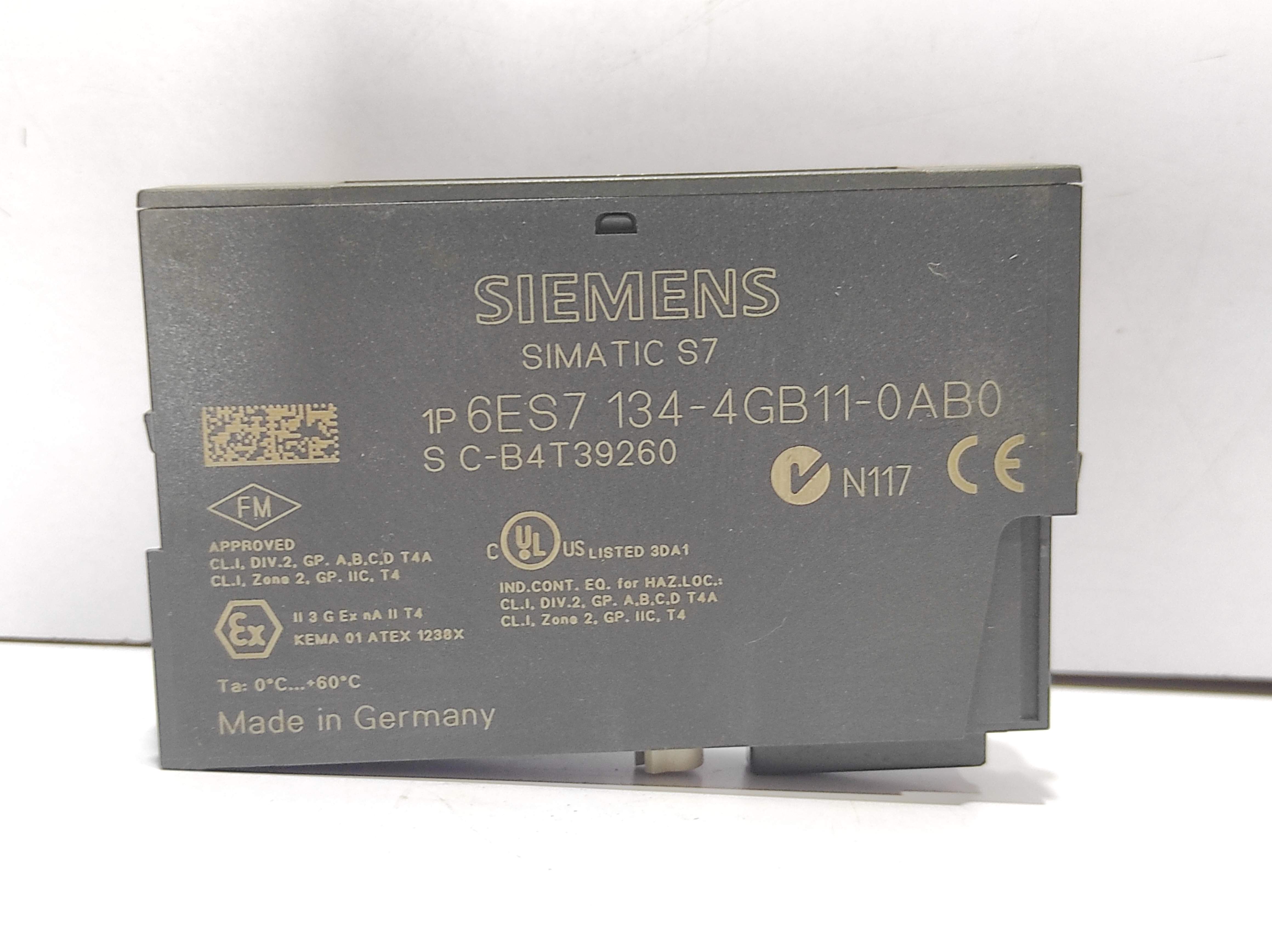 Siemens Simatic S7 6ES7 134-4GB11-0AB0 Analog Input Module