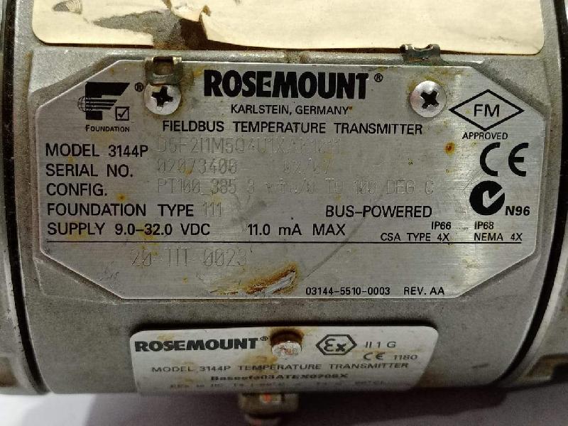 Rosemount 3144P Temperature Transmitter