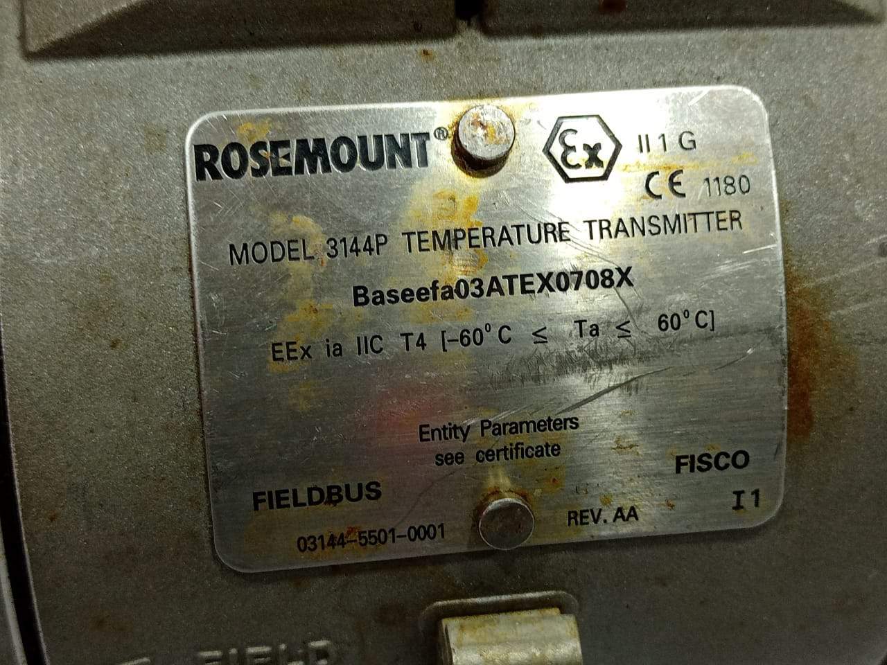 Rosemount 3144P Temperature Transmitter