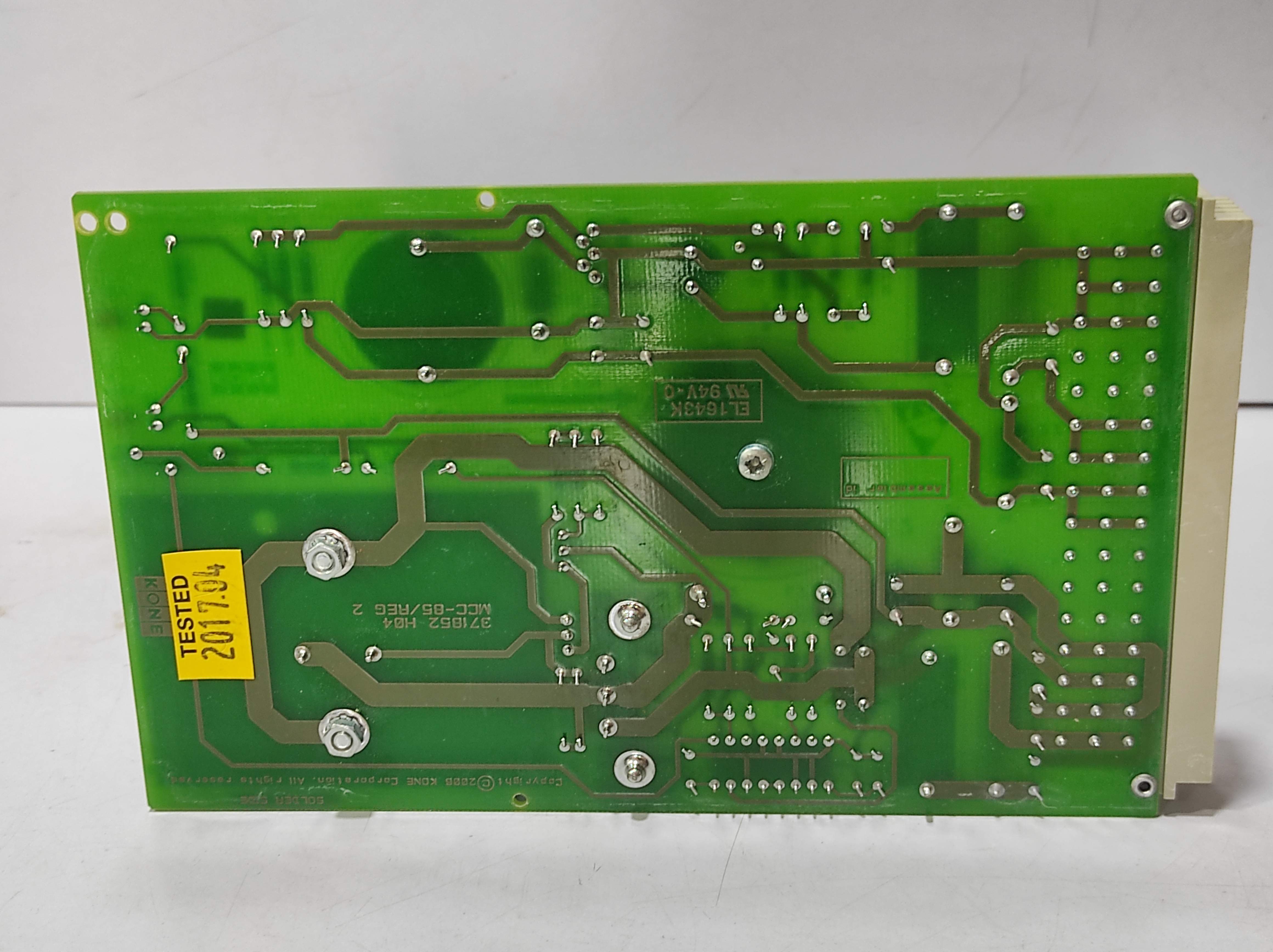 Kone KM371850G01 MCC-85 Reg 2 Regulator Board PCB