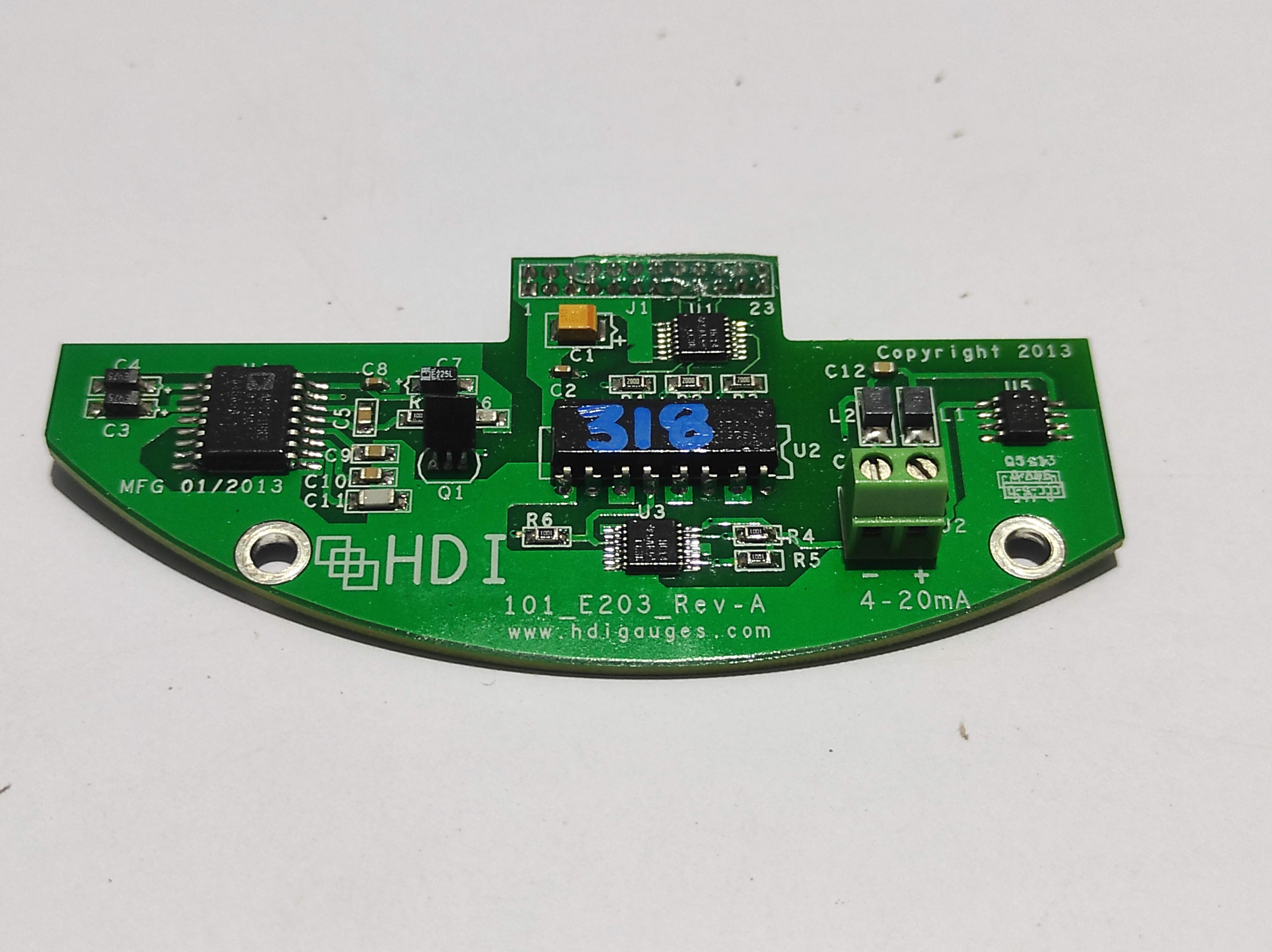HDI SUB-014 Output Board 4-20mA 1000B 2000B 1000P 2 PCB