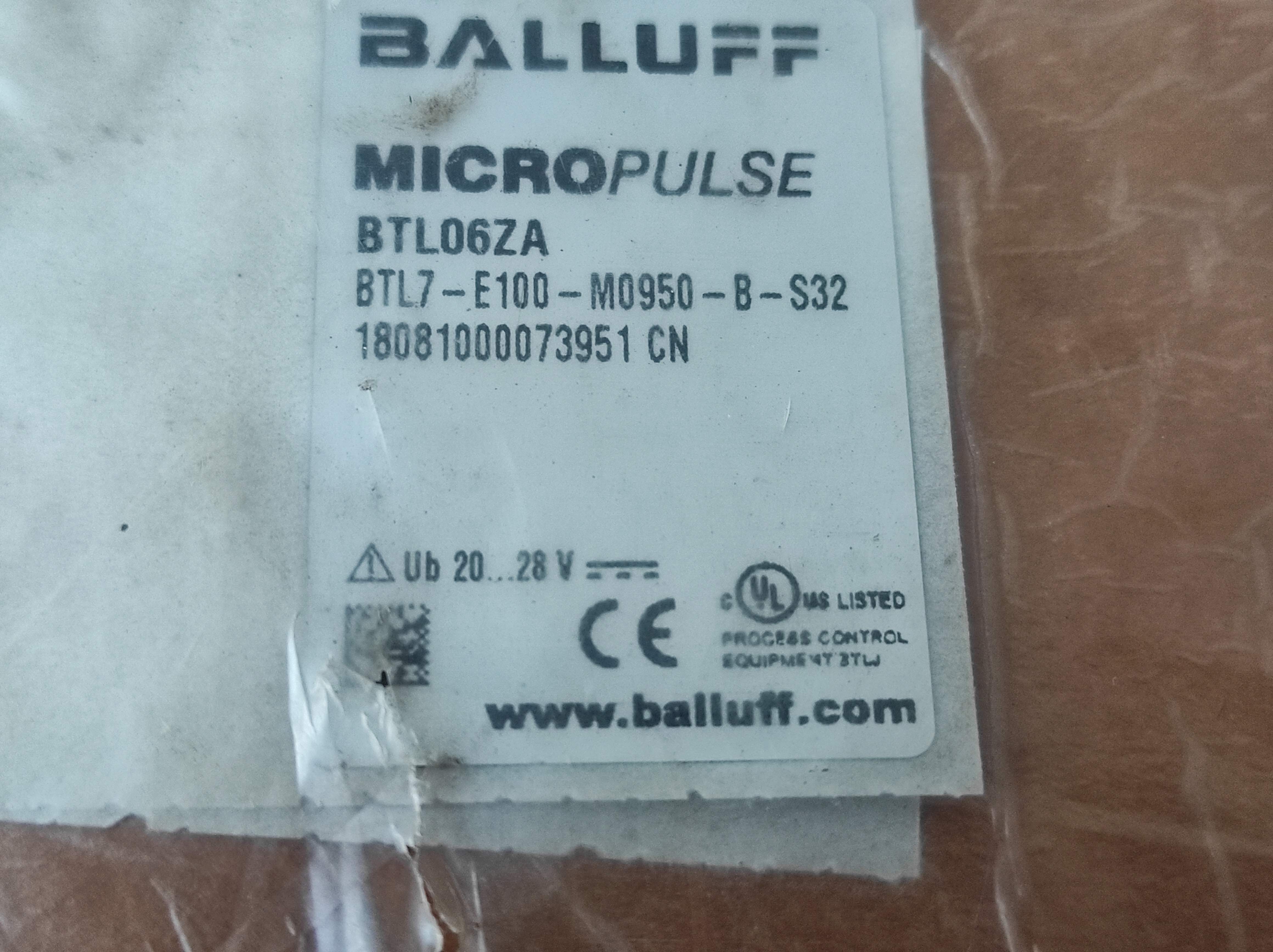 Balluff BTL06ZA BTL7-E100-M0950-B-S32 Micro Pulse Transducer
