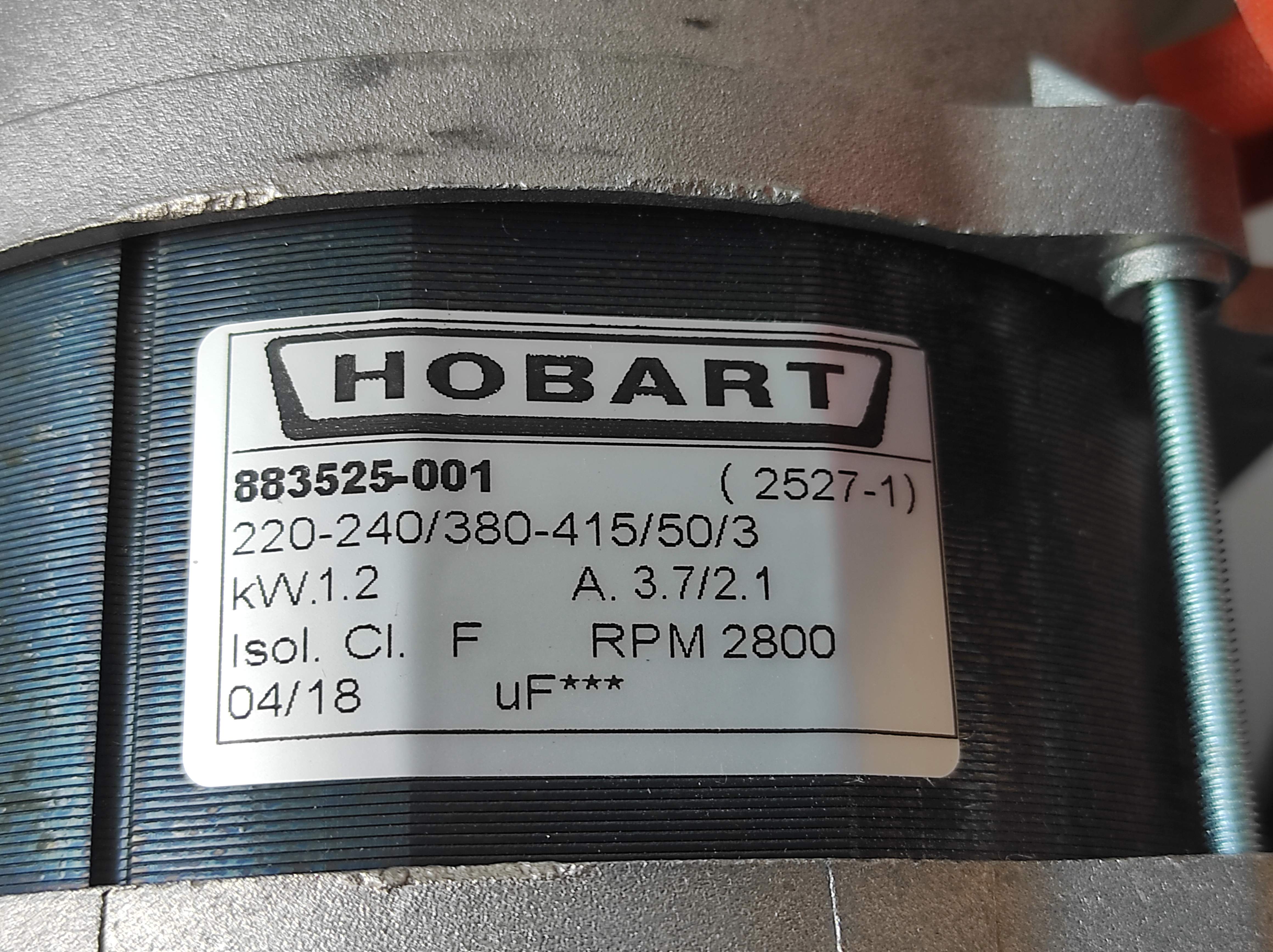 Hobart 883525-1 Wash Pump AUXX