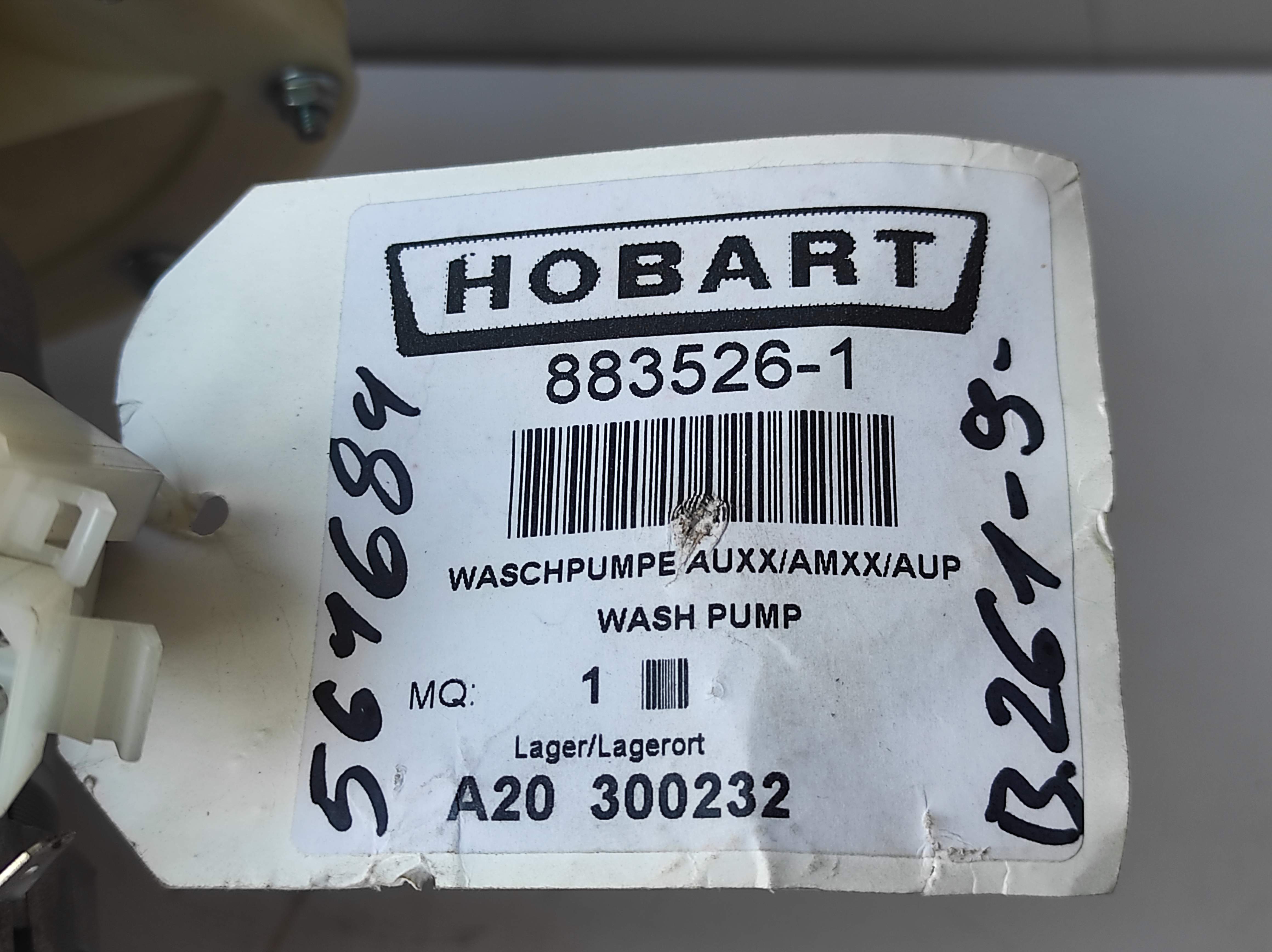 Hobart 883526-1 Wash Pump
